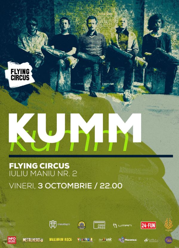 Trupa Kumm concerteaza pe 3 octombrie la Cluj si pe 4 octombie la Iasi